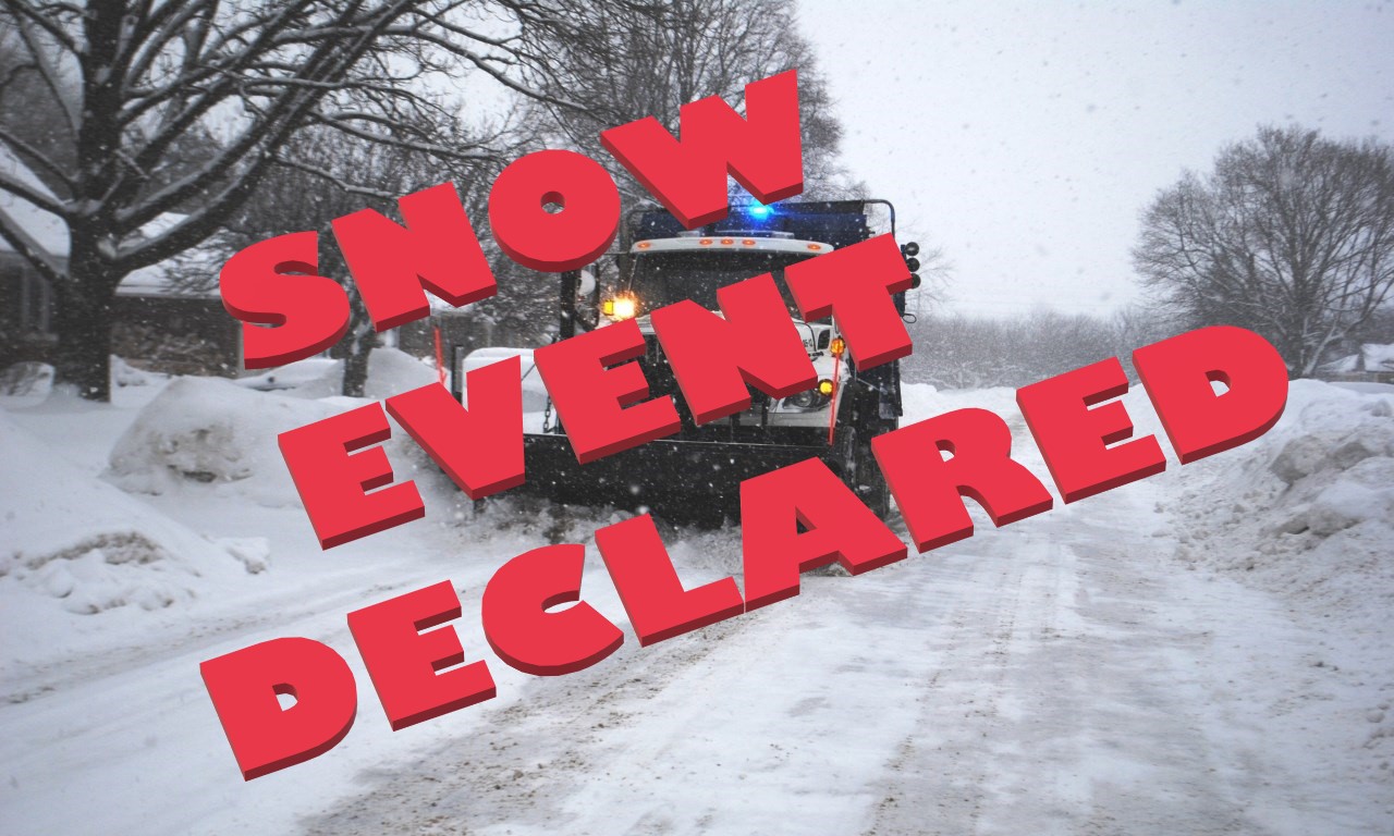 Snow Event Declared