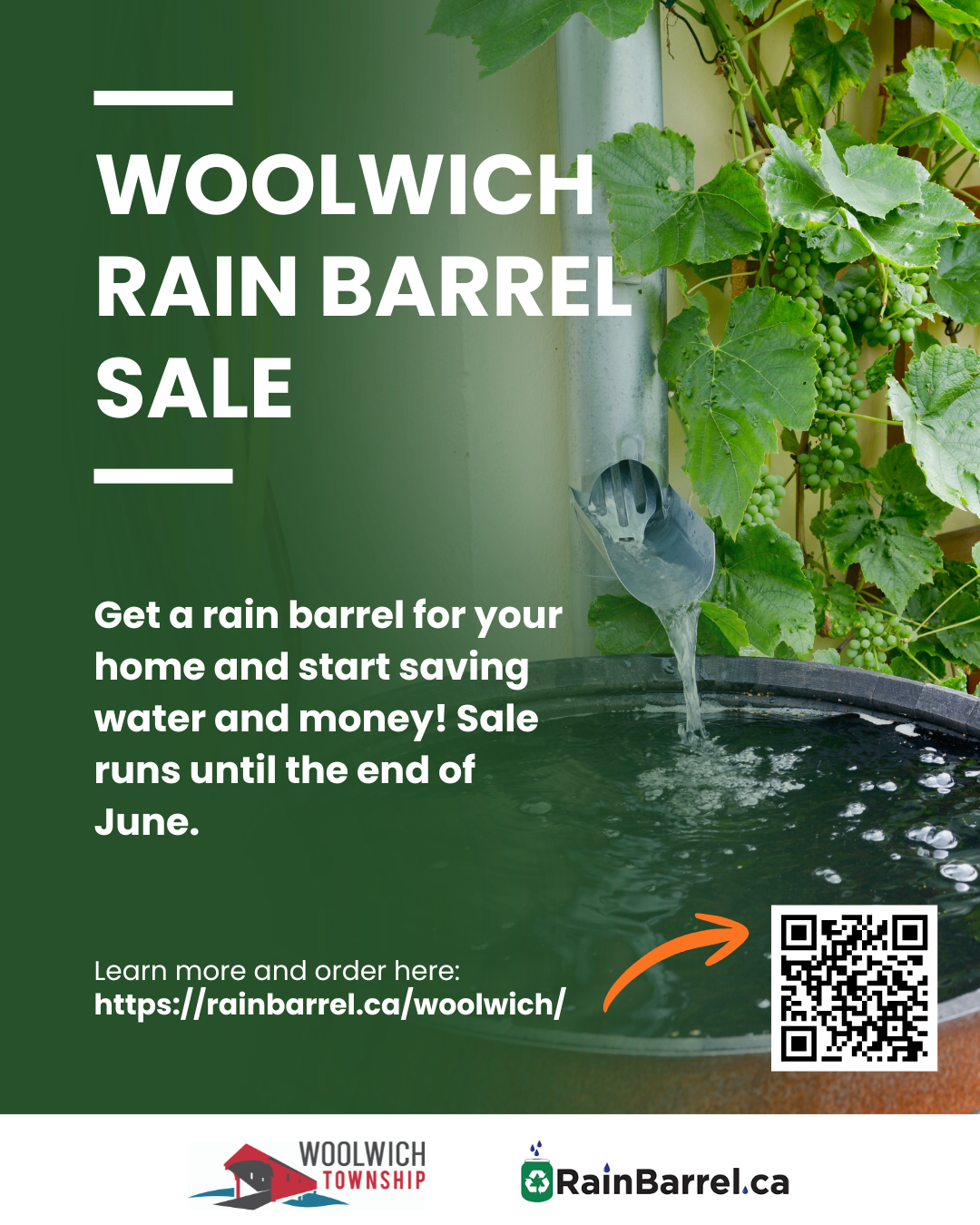 Rain Barrel sale flyer