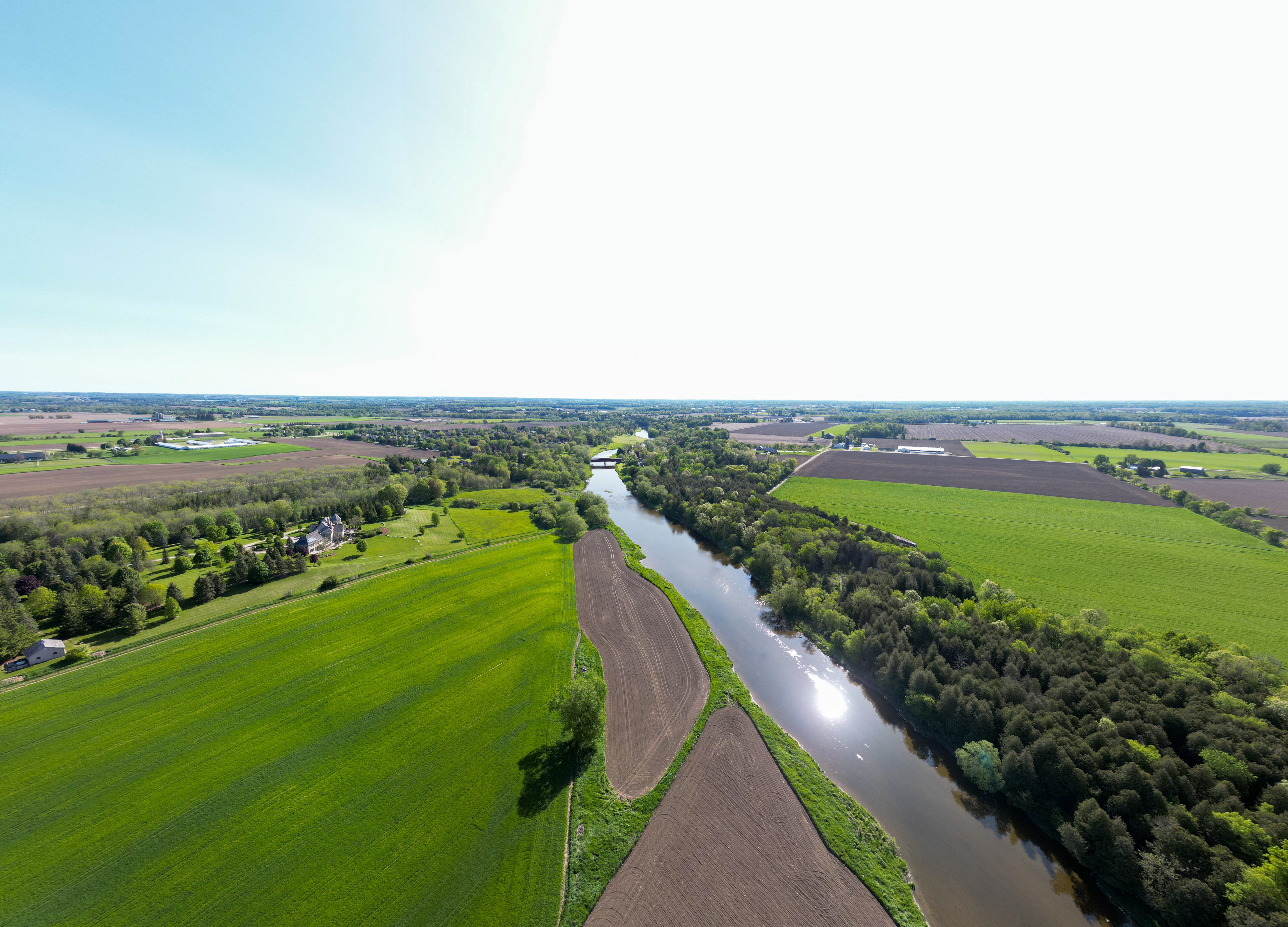 Arial landscape of Woolwich 